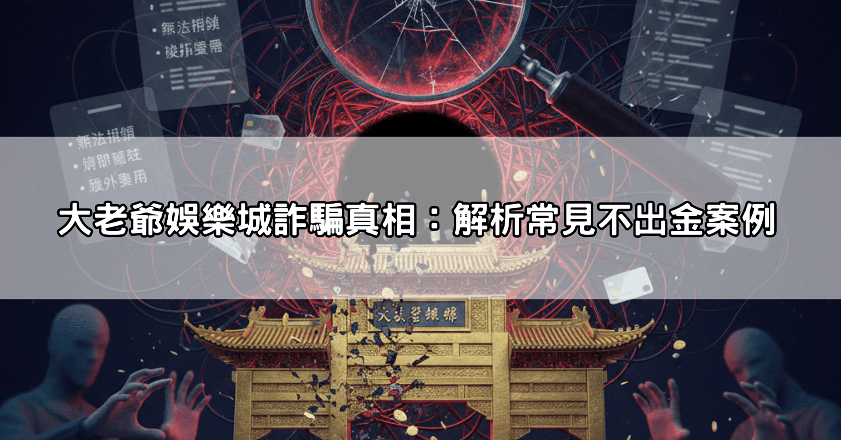 大老爺娛樂城詐騙案例懶人包,這些情況幾乎不可能順利出金